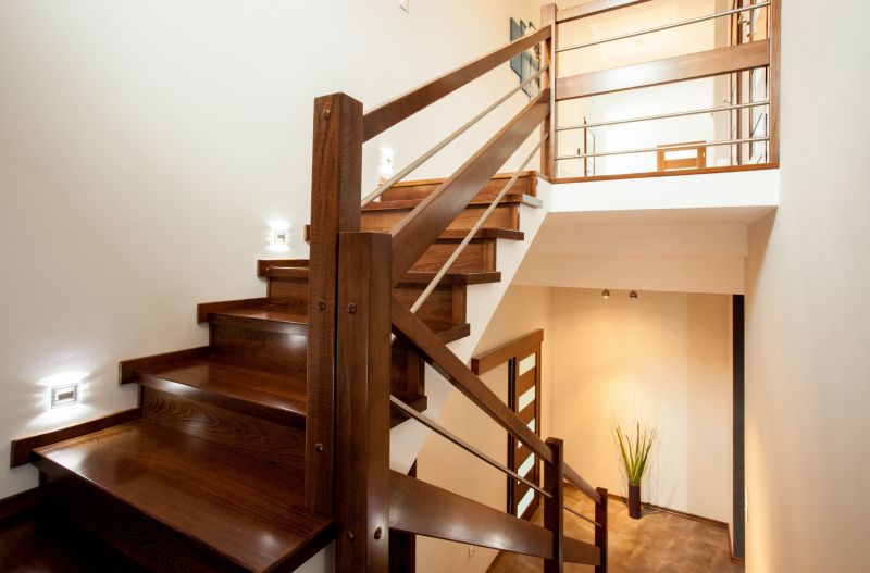 Spiral Wood Stairs